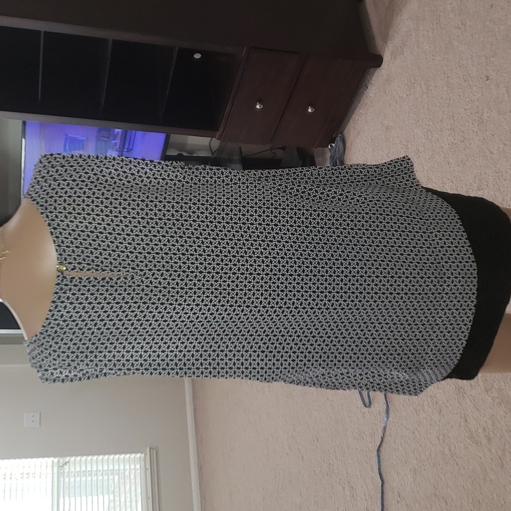 Nautica L Chainlink Pattern Flowy Sleeveless Top … - image 4